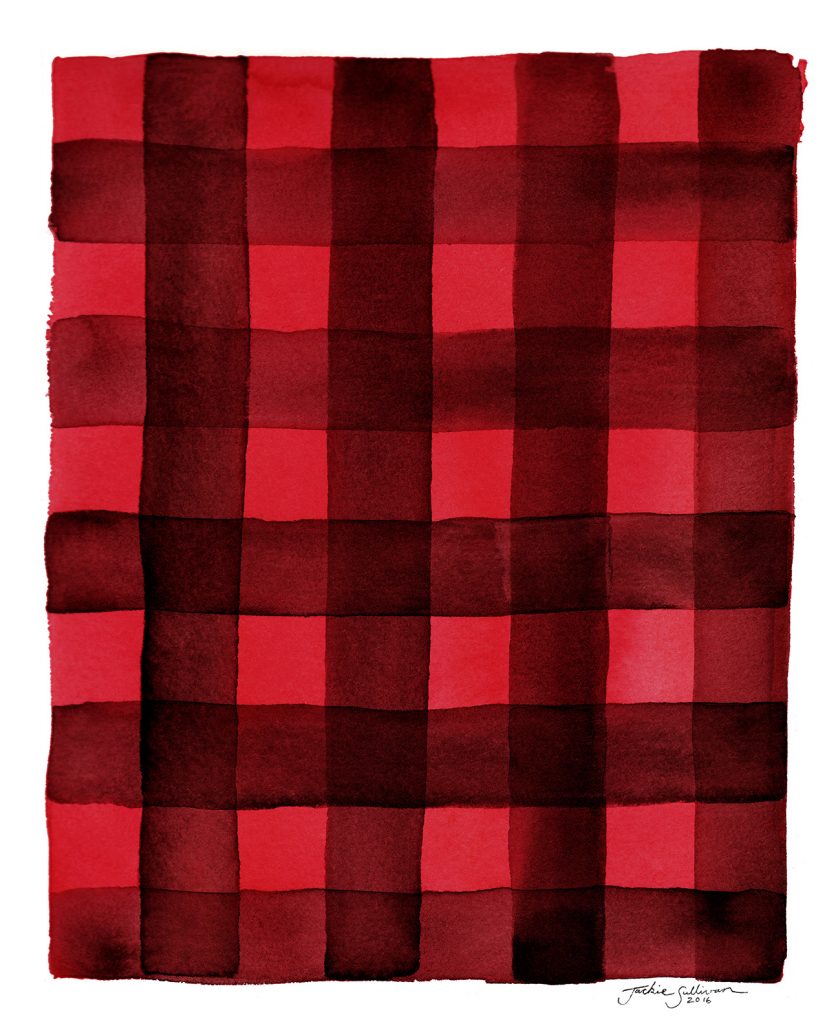 Buffalo Plaid Watercolor